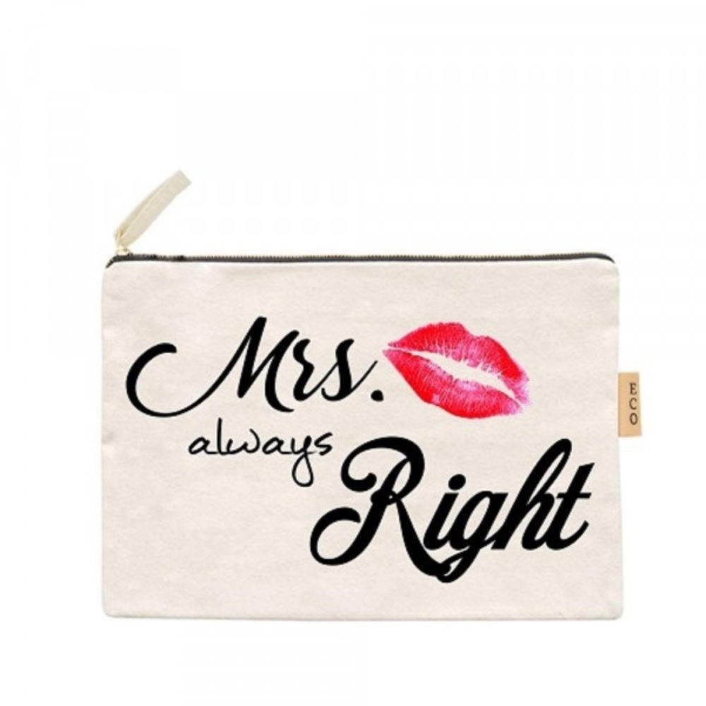 Mrs. Always Right pouch